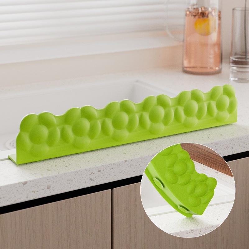 1pc Silicone Splash Guard Sink & Shower - Heavy-Duty Splash Barrier, Non-Slip Dishwasher Splash Deflector,Bathtub Splash Stopper