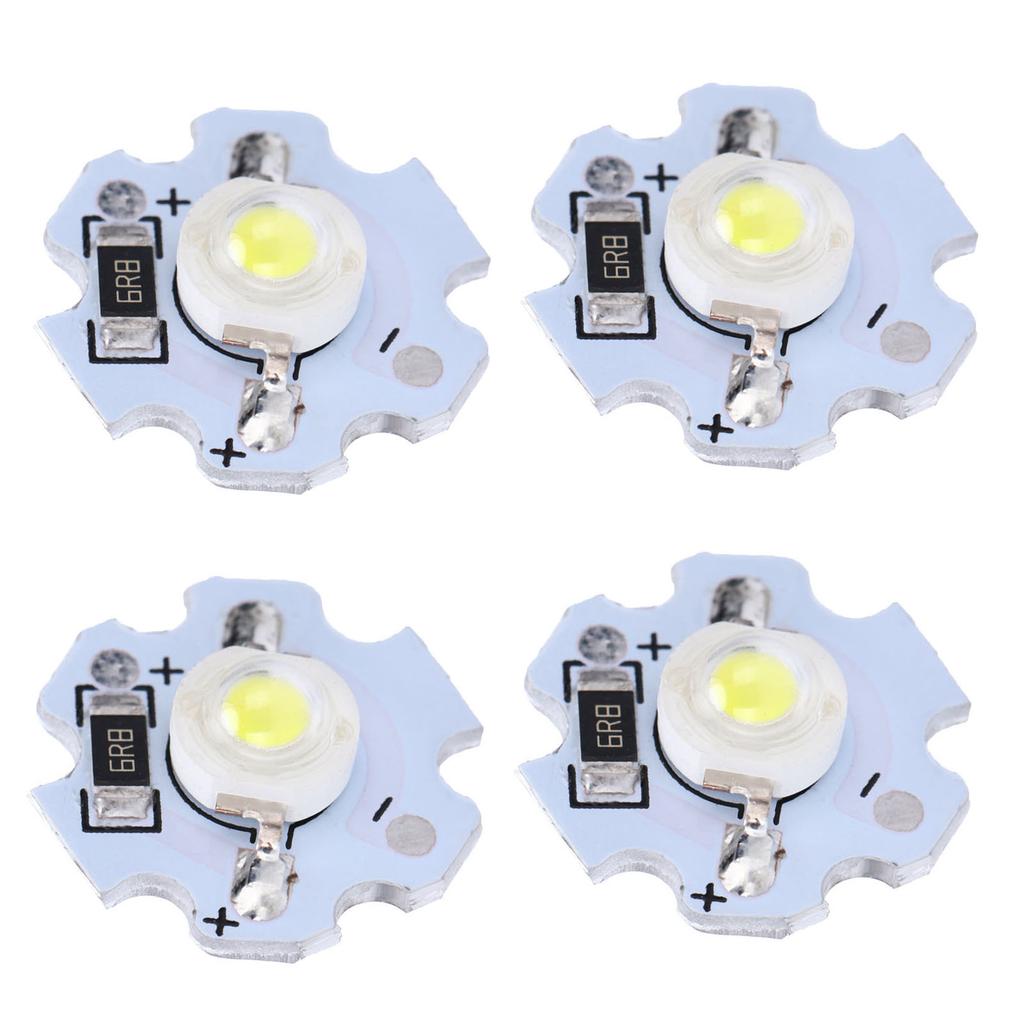 25Pcs 5V LED Chips 200LM 1W High Power LED Lamp Beads for DIY Lighting FixturesCold White 10000K