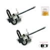 BDP1065-1 2 Pieces Front Left AND Right Door Catch Hinge Brake Stop Check Strap Limiter Lever Arm for BMW 5 Series E34 7 Series E32 51218155698