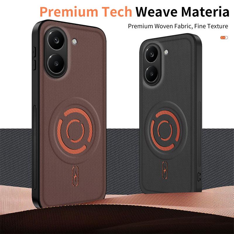For Redmi Turbo 5 Magnetic Cover for Magsafe Shockproof Shell,Wireless Charging Phone Case For Xiaomi Poco X8 Pro