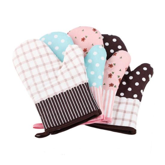 1 Stuks Bloemenrooster Hittebestendige Ovenwanten Verdikte Handschoen Keuken Bakgereedschap