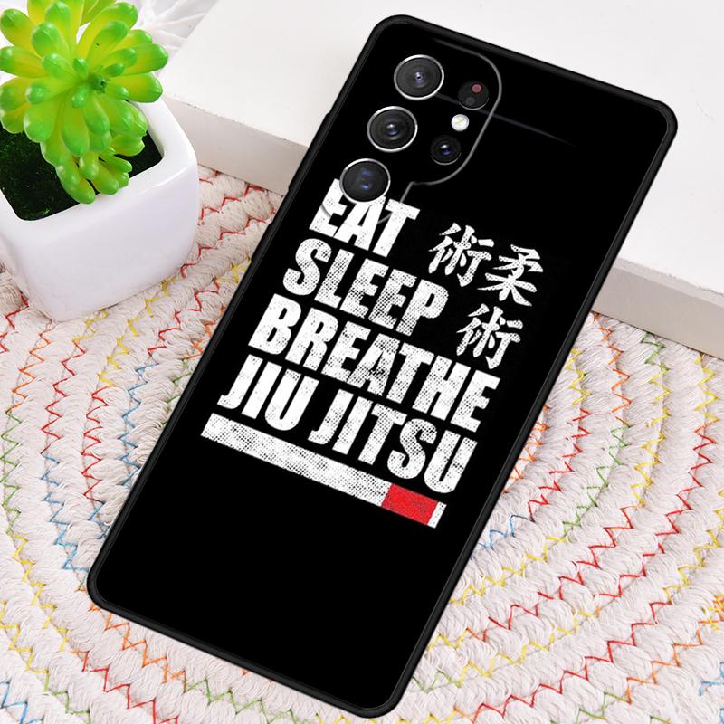 BJJ Brazilian Jiu Jitsu weiche Handyhülle für Samsung Galaxy note 10 pro S26 Ultra S23 S24 FE S25 S21 S22 PLUS stoßfeste Hülle