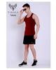 Men's Premium Cotton Sleeveless Racerback Tank Top for Summer Fitness