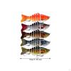 5 Pieces Multi Jointed Swimbaits Fishing Lures Set Gear Convenient Beginner Outdoor Portable