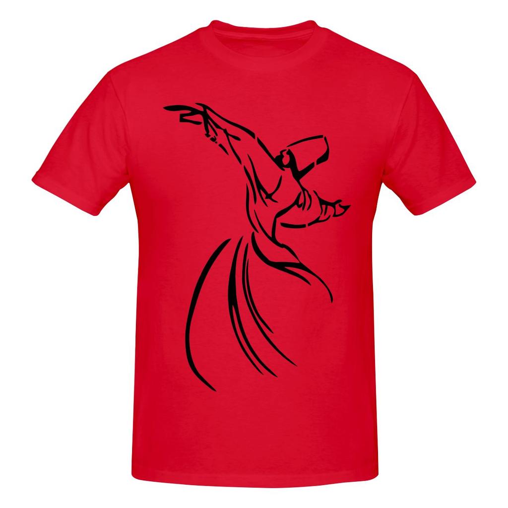 Whirling Dervish Art Sufi Mystic Art American Style Tshirt Urban Commuting Antipilling Tee