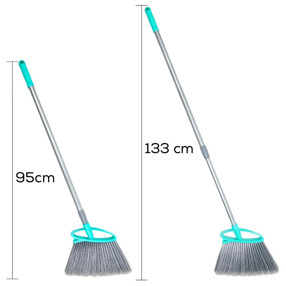 Cleaning Set: Broom, Window Squeegee, Telescopic Dust And Cobweb Broom, 3 Pcs.