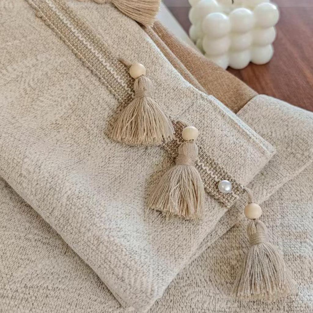 Chuyang Vintage French Romantic Cream Sheer Lace Curtain
