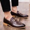 Trend Social Genuine Leather Shoes Men Wedding Party Office Genuine Leather Mens Dress Shoes Classic Daily Formal Business Footwear For Men Shoes