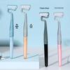 Hanniya S-Shaped Vertical Toothbrush for Adults with Soft Bristles for Interdental Cleaning, Tongue Coating Removal, and Gum Massage.