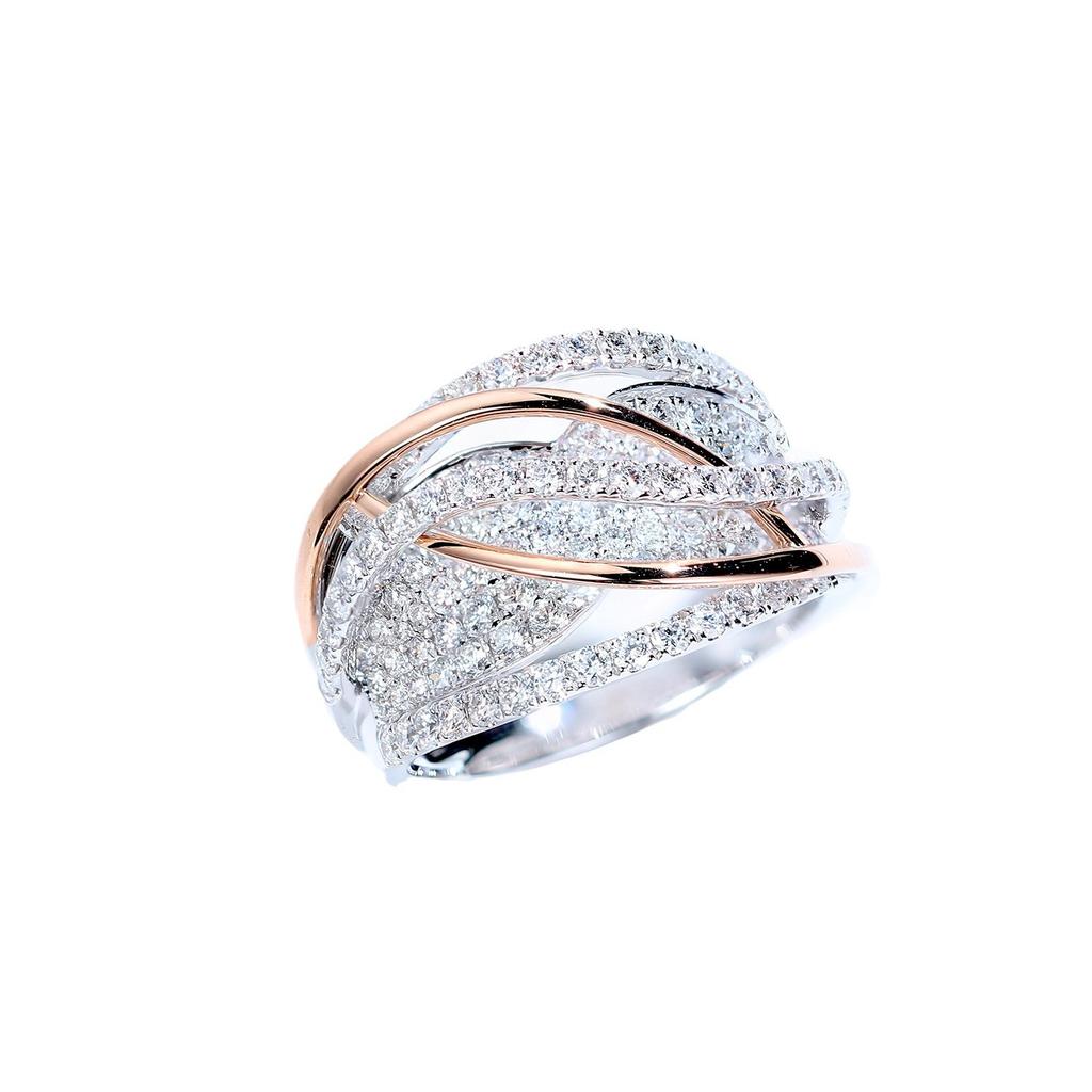 Women Classic Ring Good Workmanship Decorative Sparking Rhinestone Inlaid Wedding Ring Lady Knuckle Ring Bride Jewelry