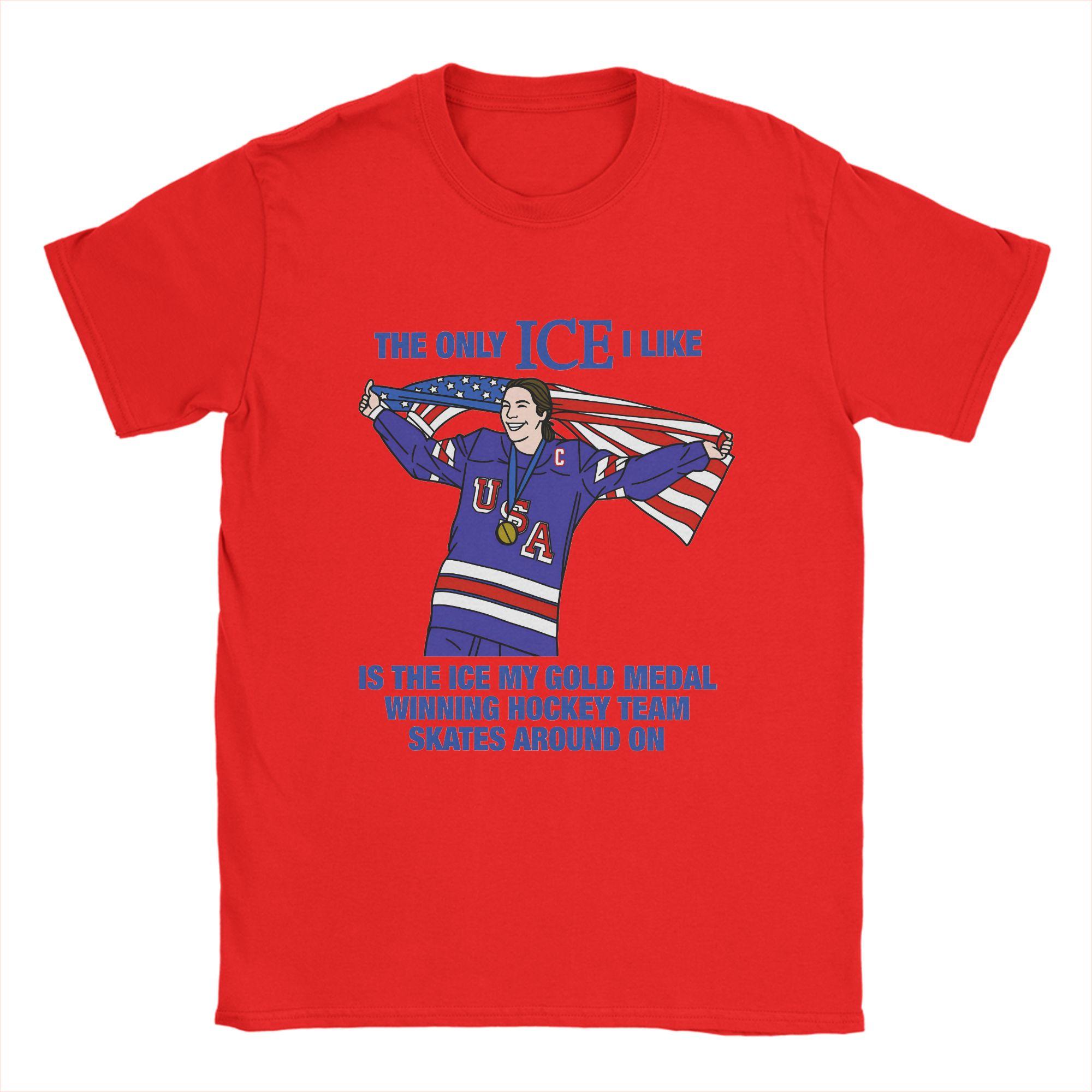

Unisexs TShirt Hilary Knight Ice Hockey Women Champion 2026 Vintage Pure Cotton Tee Shirt Short Sleeve T Shirt Crew Neck S