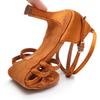 Frauen Latein Tanzschuhe Damen Mädchen Professionelle Tanzschuhe Tennis 7cm Wildleder Weiche Sohle Jazz Salsa Übungsschuhe