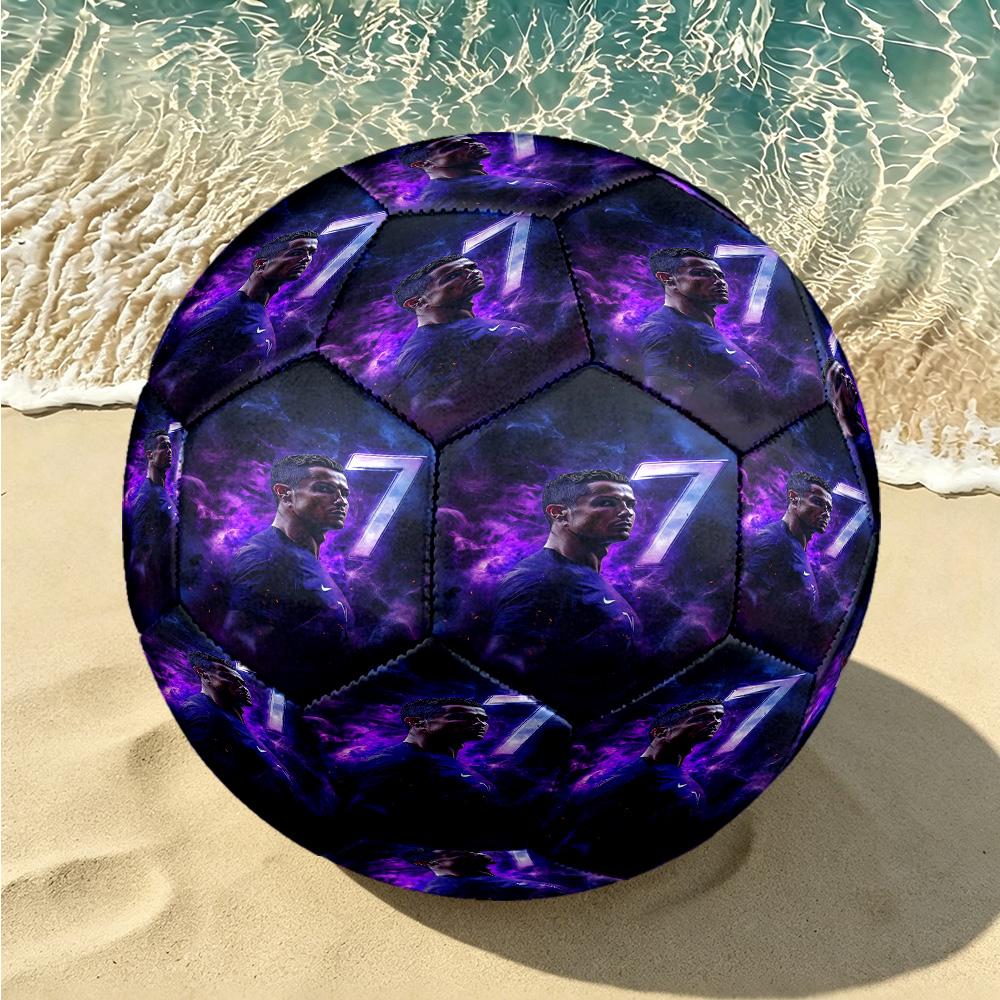 1pc Cr Football Legend Soccer Ball Size 5, Suitable for Practice Matches/tournament Training,Lightweight and Durable. Cl7021