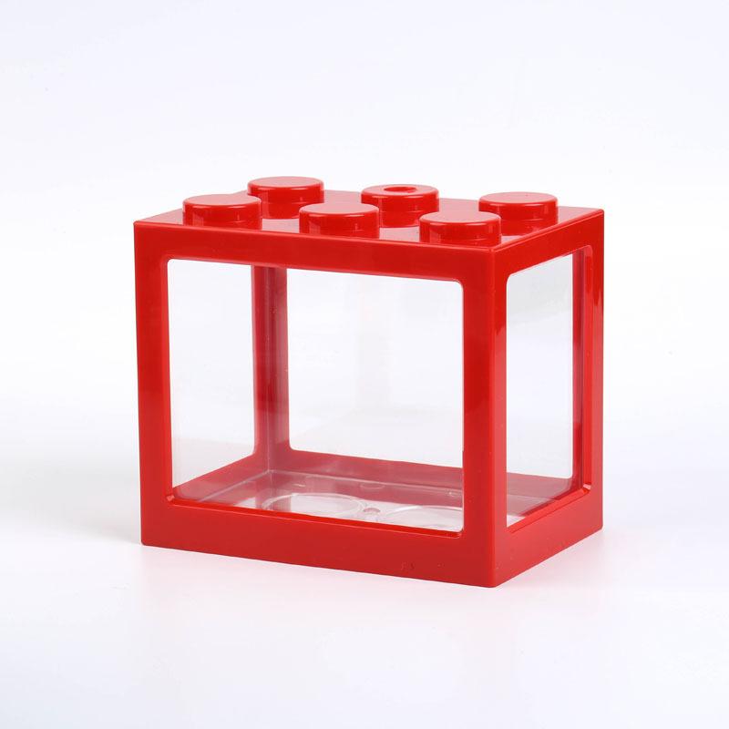 JIUJIU накладной мини-аквариум для аквариума Rumble Fish Marimo Spider Marimo(Нет USB, нет света)