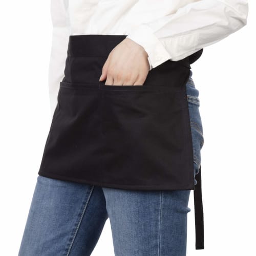 NEOVIVA Michelin Short Apron, Waist-Wrapped, Perfect for Cafes and Salons, Unisex, Below-the-Waist Apron