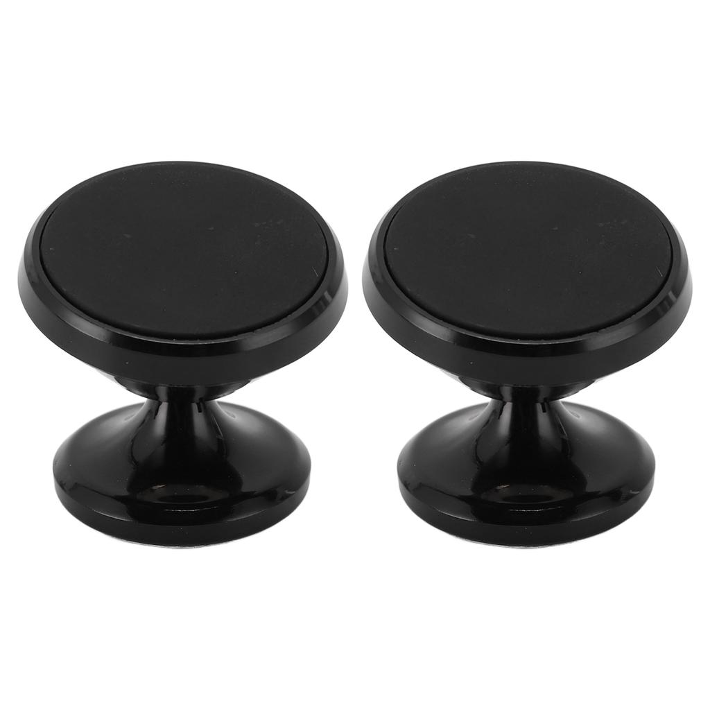 2PCS Car Mount Phone Holder Plastic 360 Degree Rotation Magnetic Automobile Cell Phone Holder