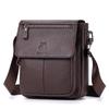 Head Layer Cowhide Shoulder Bag Men's Retro Leather Crossbody Large Capacity Casual Covered