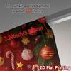 2D Flat Printing,JIT 2pcs, Curtains (Without Rod) Festive Ornaments(1) Print Chic Curtains Prints Light Filtering Curtains Room