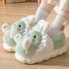 Winter Thick Cotton Slippers New Cotton Shoes for Cold Prevention and Warmth At Home Cartoon Little Rabbit Cotton Slippers