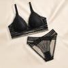 French Lace Lingerie Set, Women's Sexy Elegant Bra and Panty Set, Nylon Spandex