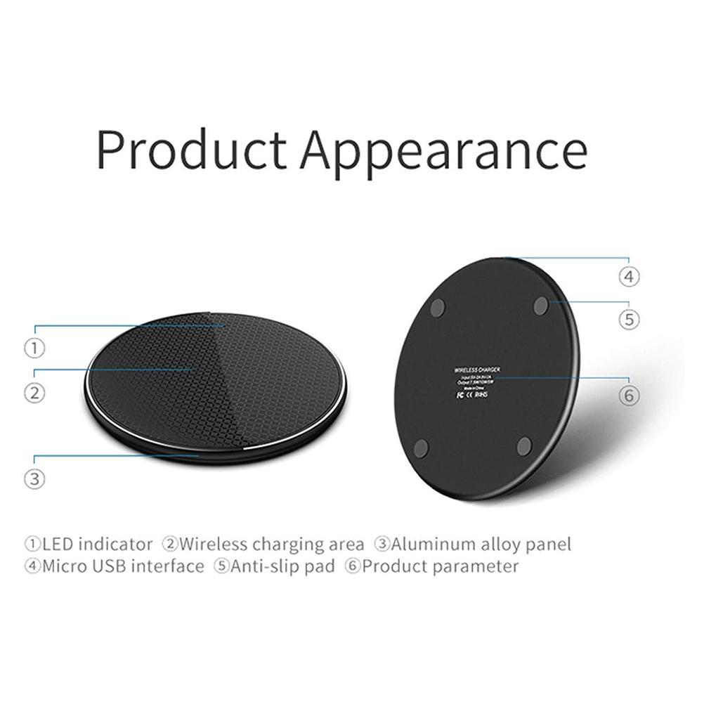 Wireless Charger Wireless Charging Station Compatible for IPhone for Huawei for Xiaomi
