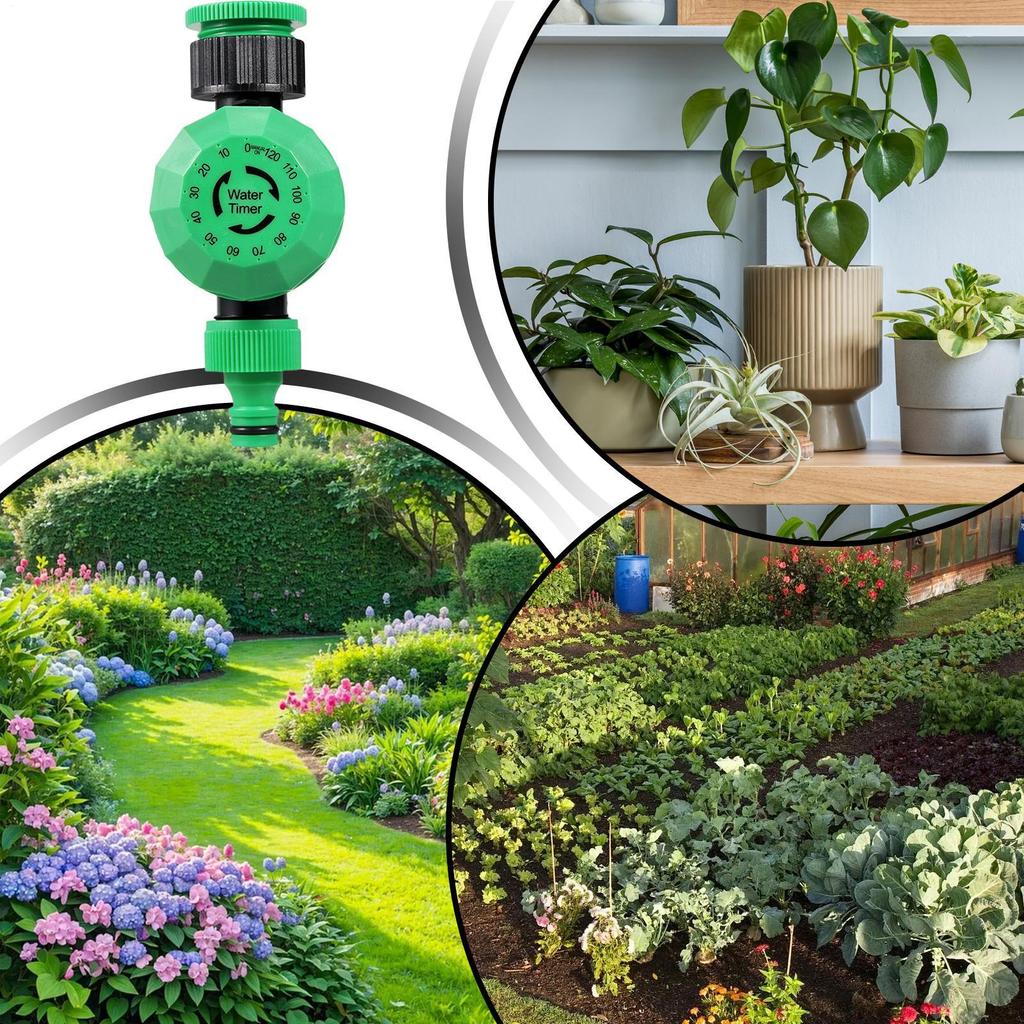 Irrigation Timer Adjustable Two-Hour Automatic Device Controller Mechanical Hose Timer For Patio Lawn Yard Pool Outdoor Plant