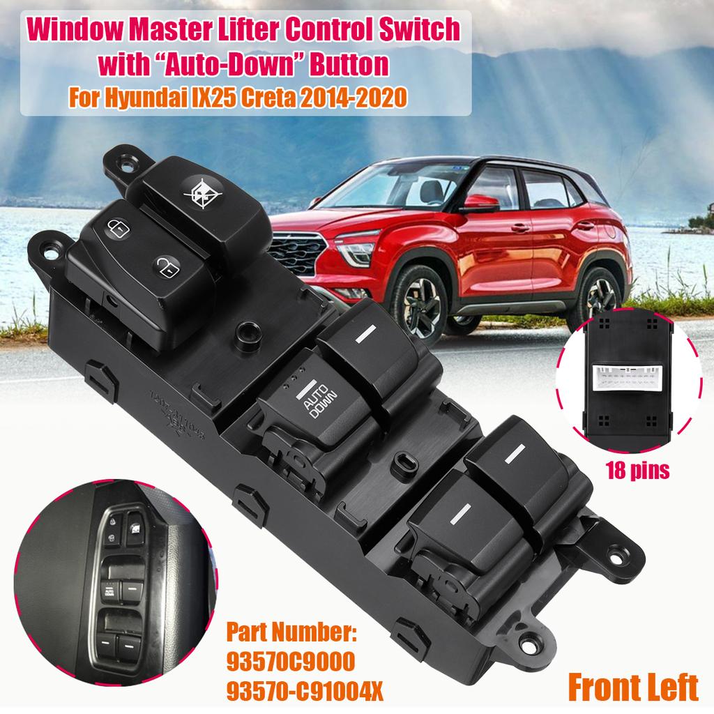 Buy Window Front Left Control Switch With “AutoDown” Button For