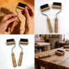Textile Belt Rounding Tool With Wooden Handle For Fabric Weaving And Garment Production