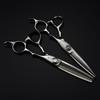 6.0 Inch, Melaleuca Steel, Hair Scissors, Hair Scissors, Flat Scissors, Bangs Scissors, Tooth Scissors, Obvious Lines