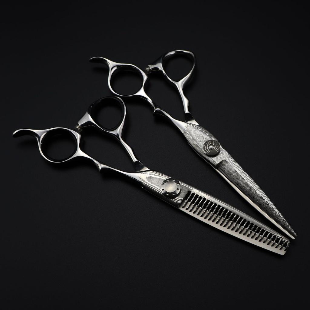6.0 Inch, Melaleuca Steel, Hair Scissors, Hair Scissors, Flat Scissors, Bangs Scissors, Tooth Scissors, Obvious Lines