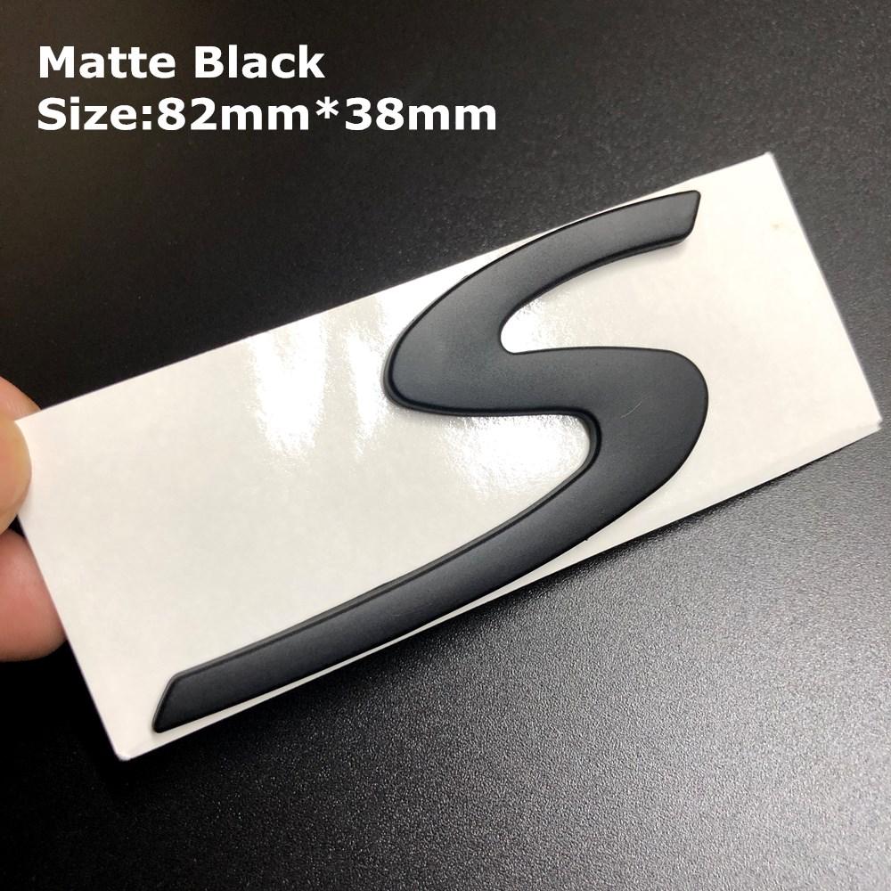 1Pc 3D Turbo 4 S Logo Car Emblem Accessories for Panamera Cayman Boxster Cayenne Macan
