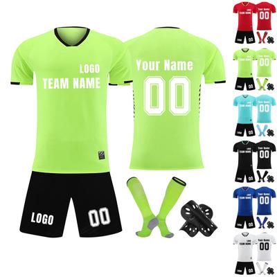 Kit de chemises personnalisées pour hommes et filles, avec nom et numéro, maillots de Football personnalisés pour garçons, combinaison d'entraînement