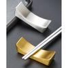 Pack of 2 Elegant Chopsticks Holder Spoon Organizers Stainlesss Steel Chopstick Rests for Dining Table Kitchen Tool
