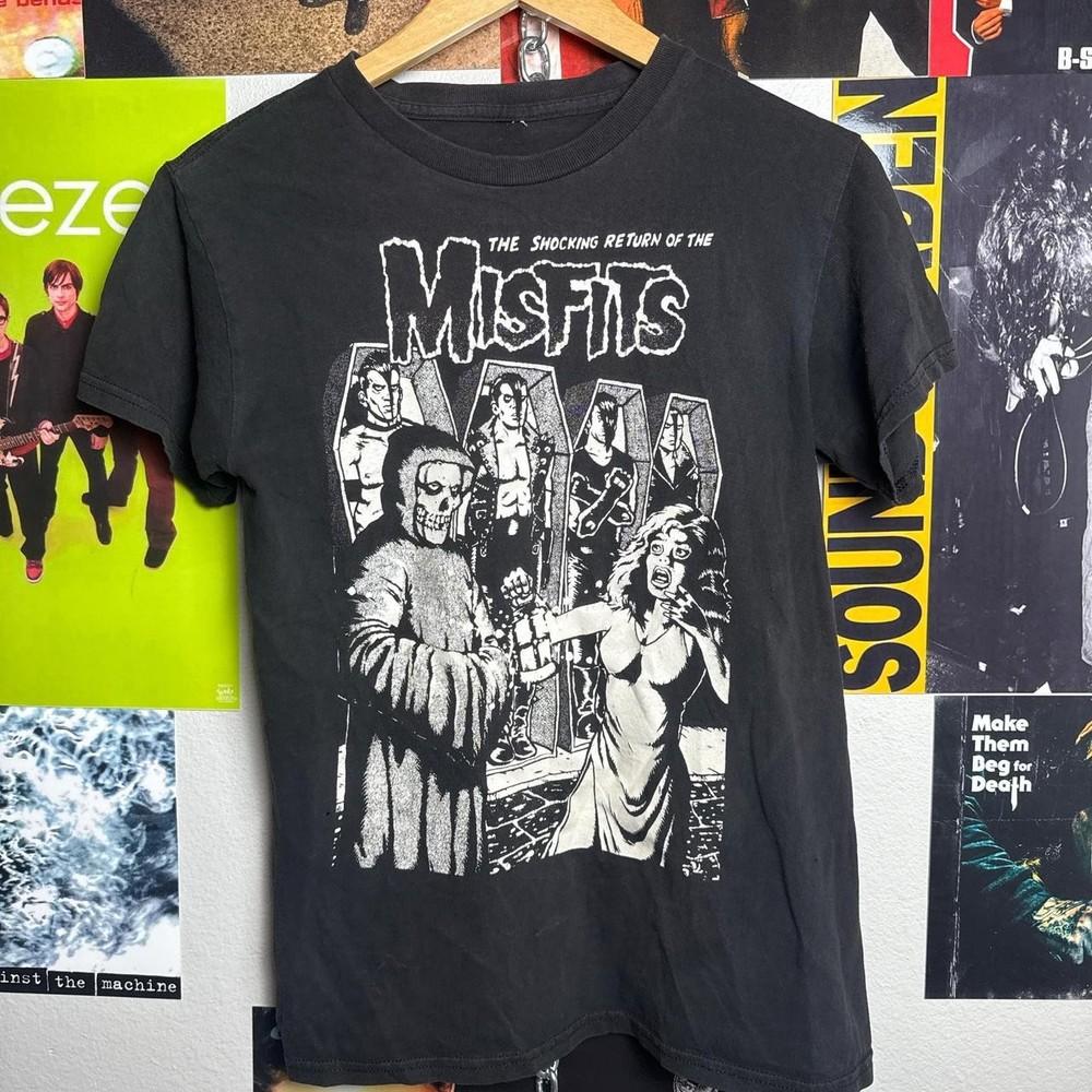 Misfits Punk Rock Hardcore Band short sleeve black color shirt KV40925 Unisex T-Shirt XXXXL
