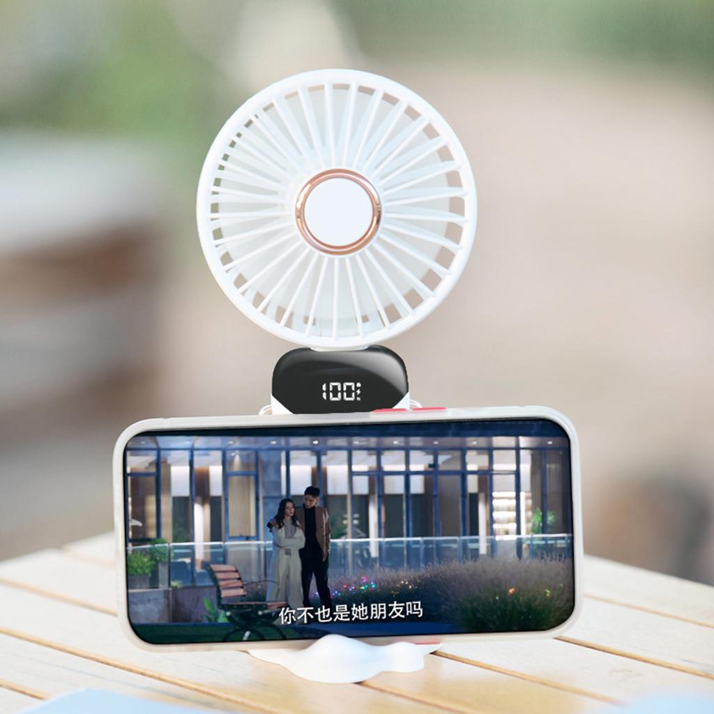 Handheld Fan Windmill USB Charging Small Fan Student Desktop Handheld  Fan Summer For Travel Outdoor