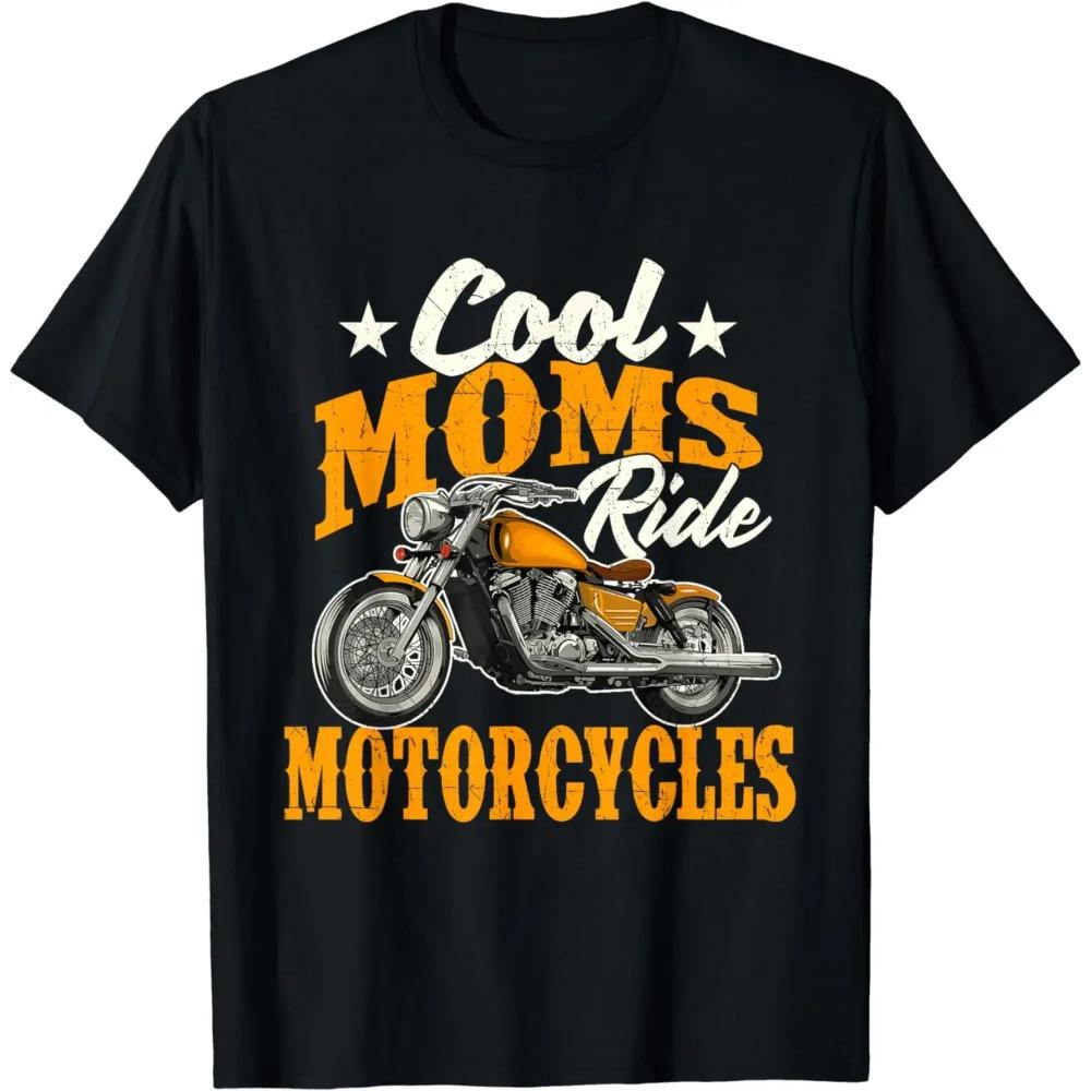 

Cool Moms Ride Motorcycles - Mother s Day Biker Motorcycling T-Shirt XXXXXL чёрный