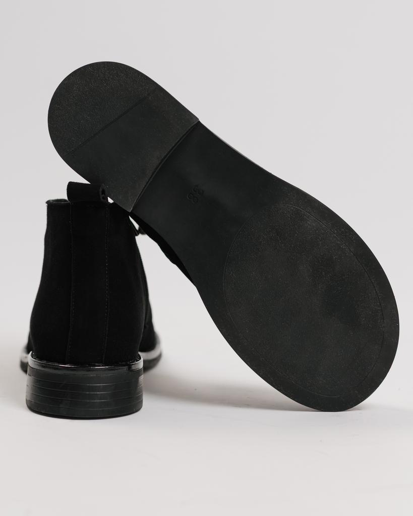 Ботинки женские Krula 1927064 36 черные замша