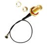 50 Pieces 0.81mm Cable 4th -Generation Cable To Waterproof SMA Female O-ring Pigtail Jumper Cable 15cm