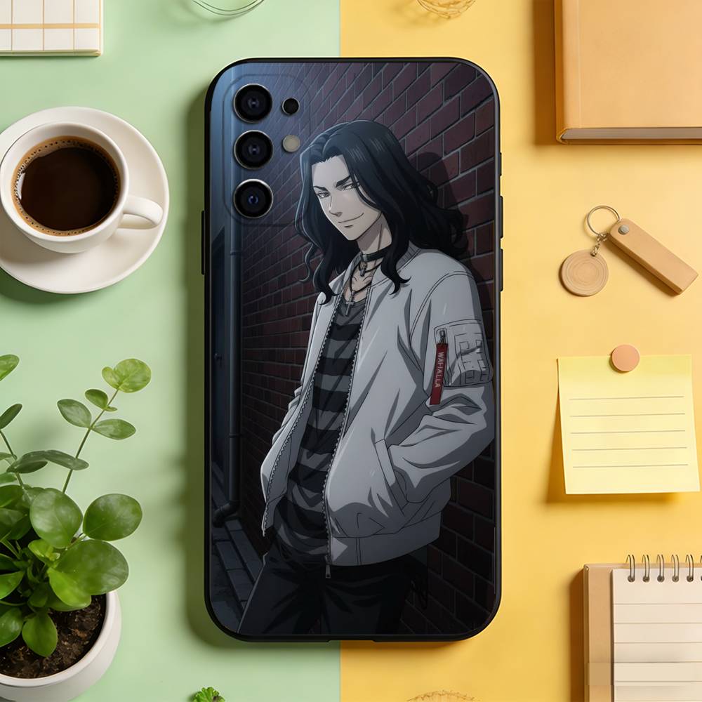 Tokyo Revengers Keisuke Baji Phone Case For Samsung S25,S24,S21,S22,S23,S30,Ultra,S20,Plus,Fe,Soft Silicone Black Cover Samsung S20fe