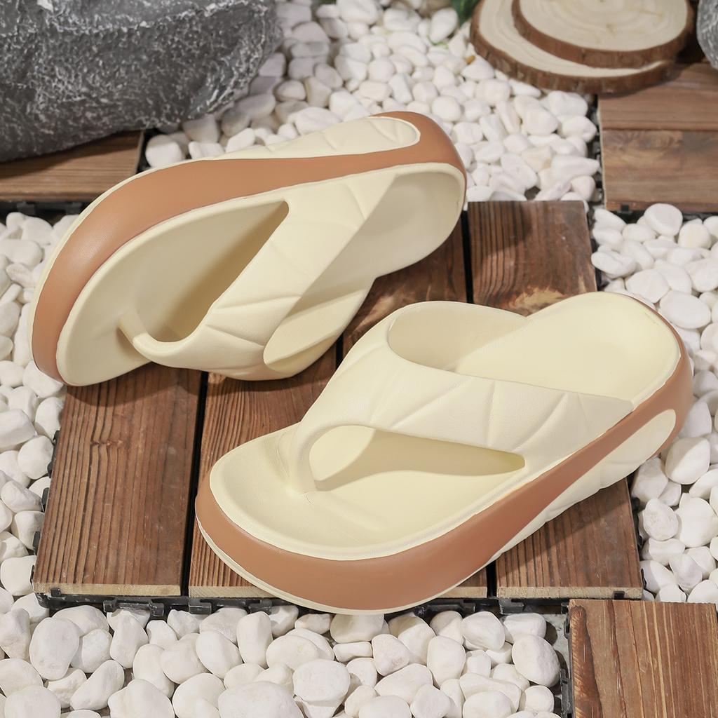 New Women's Elevating Flip-Flops EVA Thick Platform Sandals Summer Comfortable Thong Design Outdoor Fashion Lightweight Footwear