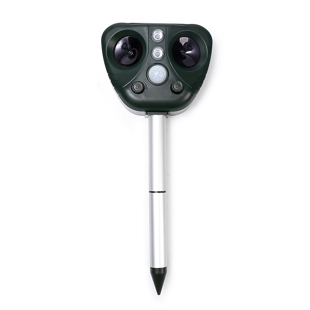 Outdoor Solar Ultrasonic Pest Repeller with Infrared Bird and Insect Deterrent