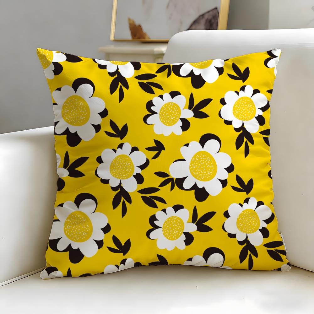 Klasyczny wzór Kwiatowa Poszewka na Poduszkę Miękka i Łatwa do Prania Poszewka na Poduszkę – Wszechstronna na Kanapę, Łóżko, Podróż i do Biura
