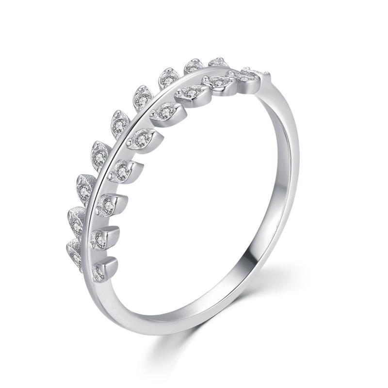 SFR5 Silver Rings For Women Girls Authentic S925 Bohemia Colorful Zircon Finger