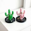INS Cactus Ring Holder Creative Cactus Trinkets Plate Necklace Dish Mini Key Tray  Ring Display
