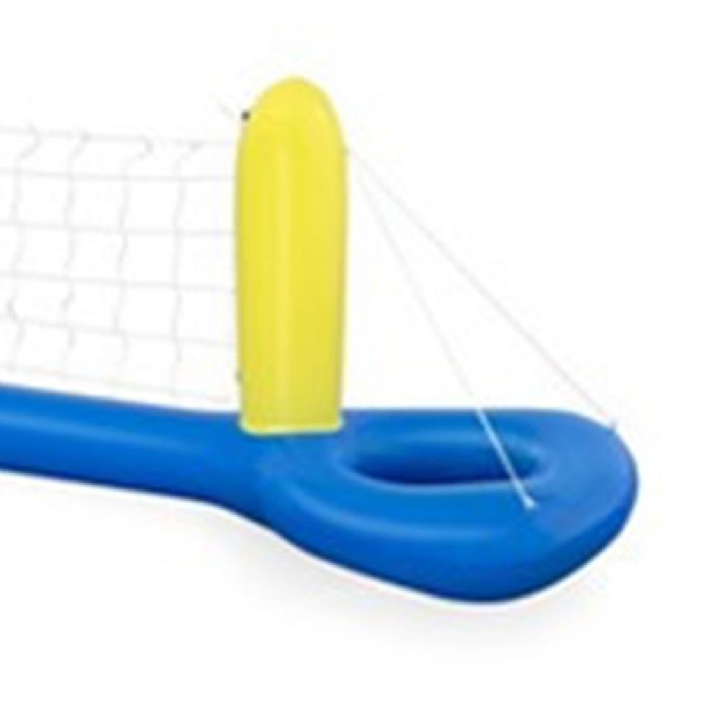 Inflatable Pool Volleyball Set with Volleyball Net Hoops Thickened Safe Portable Inflatable Pool
