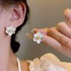 Fashion light luxury high-end stud earrings small fresh flower series earrings sweet and exquisite niche versatile daily earrings