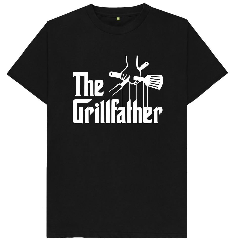 The Grillfather Chef Cooking Funny Joke Humour Gift T Shirt