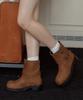 Anoetic Anc Double Buckle Boots_Brown
