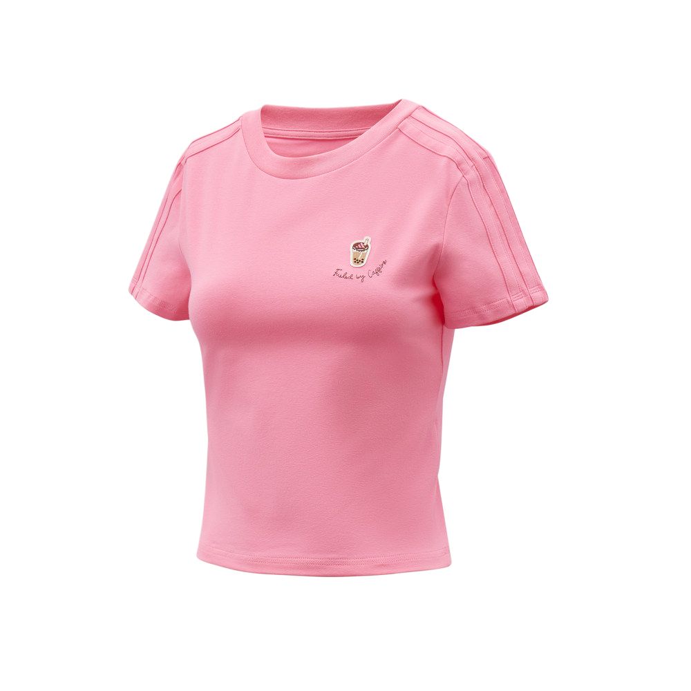 

Adidas Summer Drink Casual Short Sleeve Round Neck Slim Fit T-Shirt Women tops KB7185 L