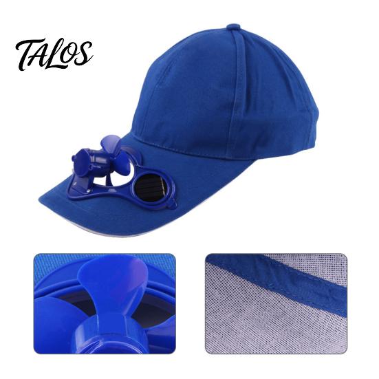 Güneş Enerjili Serin Fanlı Unisex Outdoor Balıkçılık Beyzbol Şapkası Günlük Plaj Şapkası